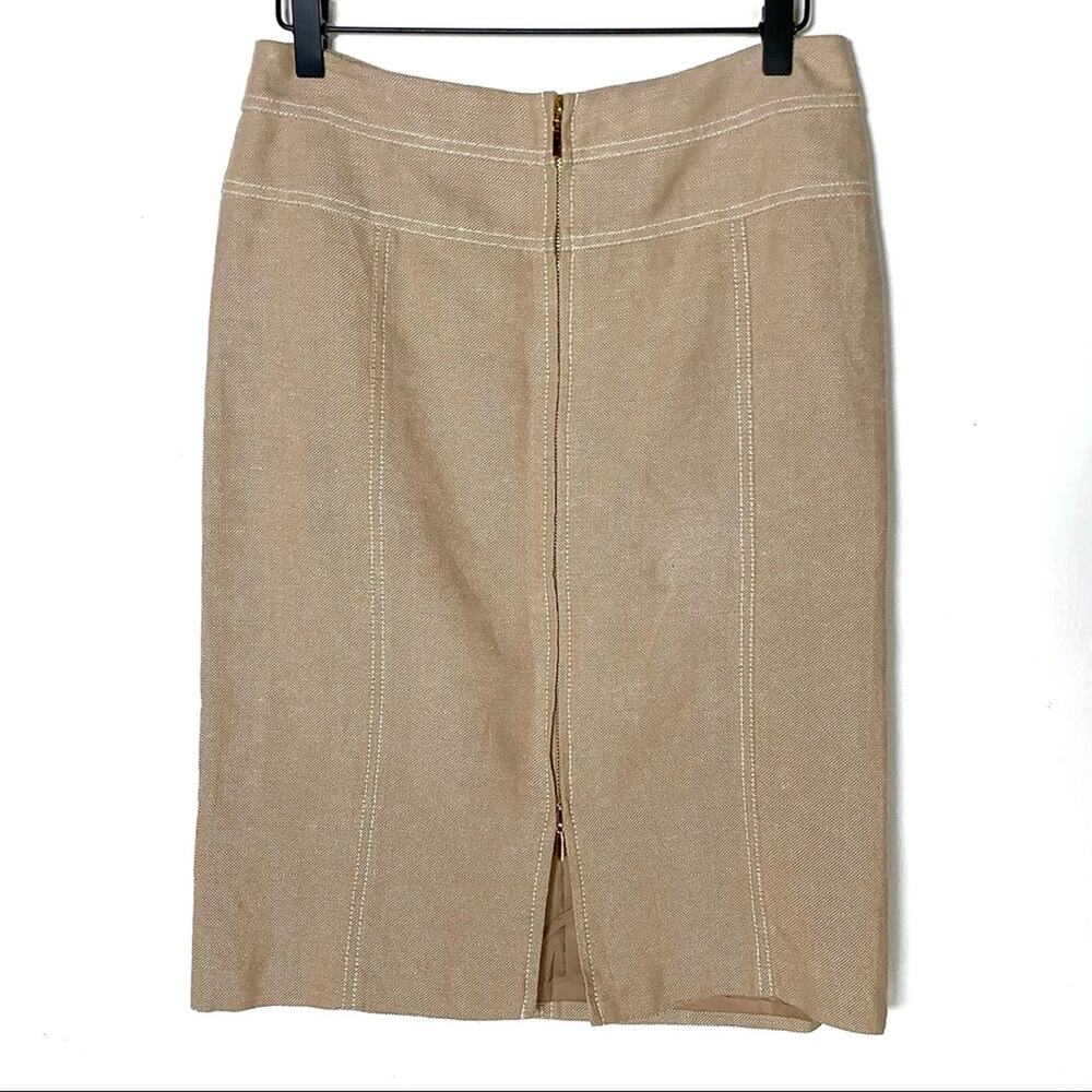 Kasper Beige Pencil Skirt
